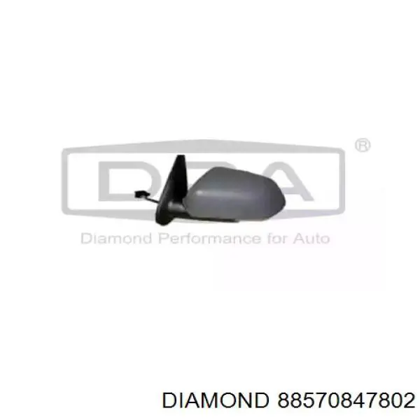 3T1857507BK Diamond/DPA зеркало заднего вида левое