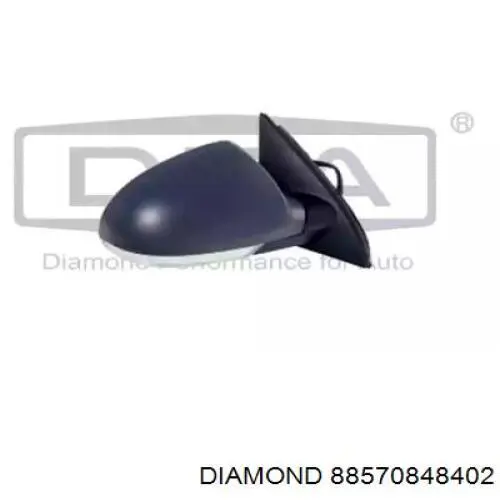 Правое боковое зеркало 88570848402 Diamond/DPA