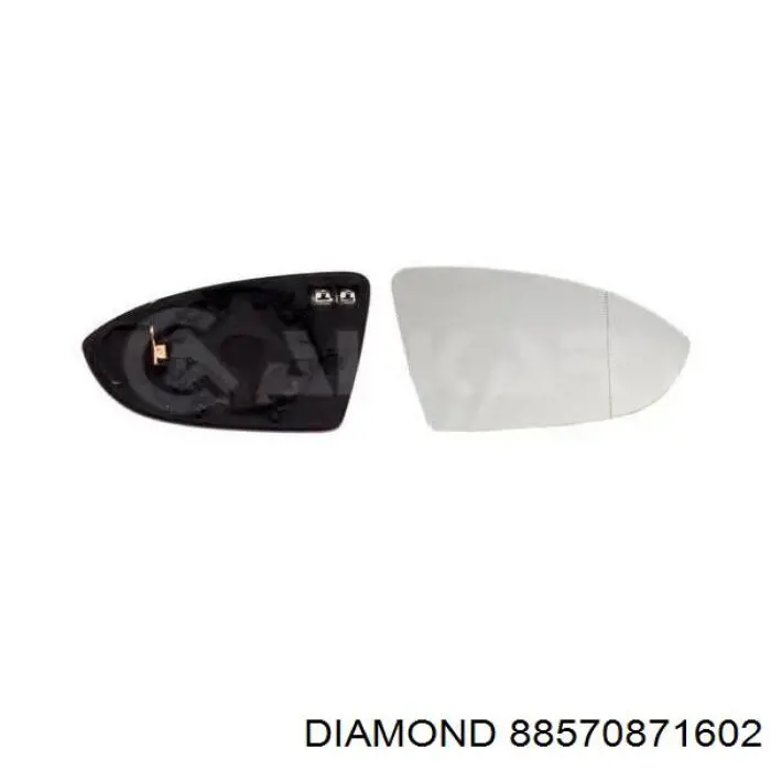 Купить 88570871602 Diamond/DPA Накладка/крышка зеркала заднего вида, правая