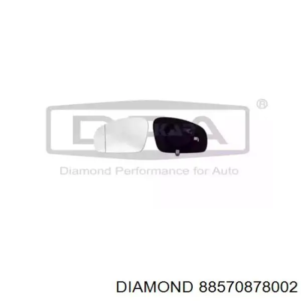88570878002 Diamond/DPA зеркальный элемент зеркала заднего вида левого