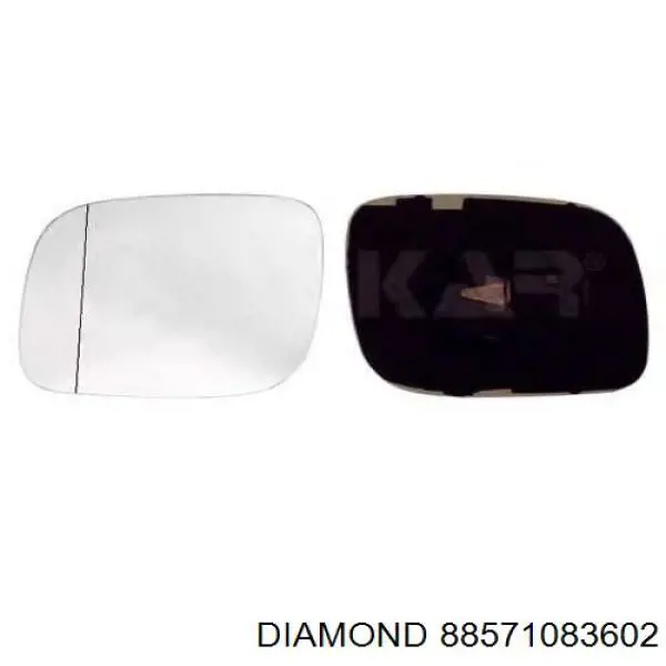 Стекло зеркала заднего вида, правого Diamond/DPA 88571083602 цена, от 15.31 USD