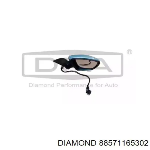 Правое боковое зеркало 3C8857508BQ Diamond/DPA