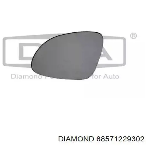 5N0857522B Diamond/DPA зеркальный элемент зеркала заднего вида правого