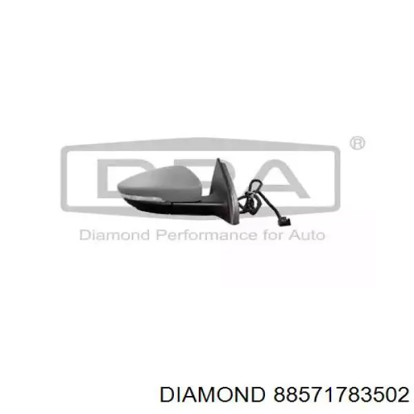 Правое боковое зеркало 88571783502 Diamond/DPA