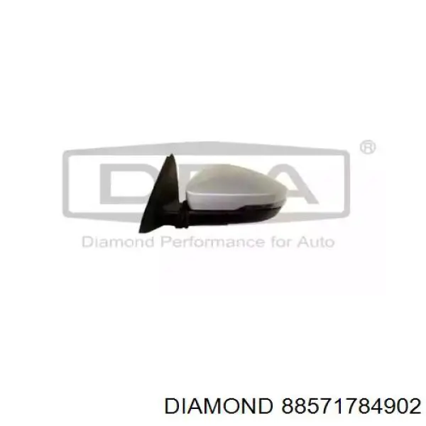 5E1857507R Diamond/DPA корпус зеркала заднего вида левого