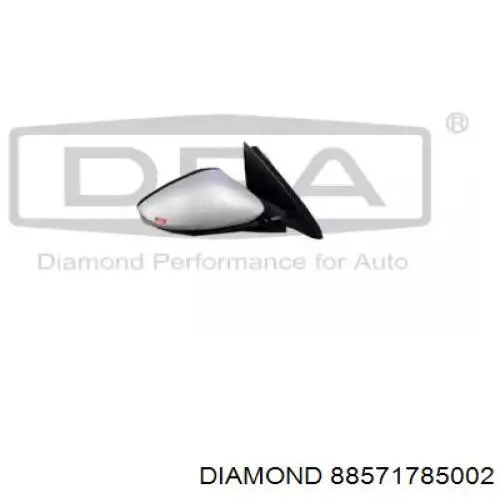 Корпус зеркала заднего вида правого Diamond/DPA 88571785002