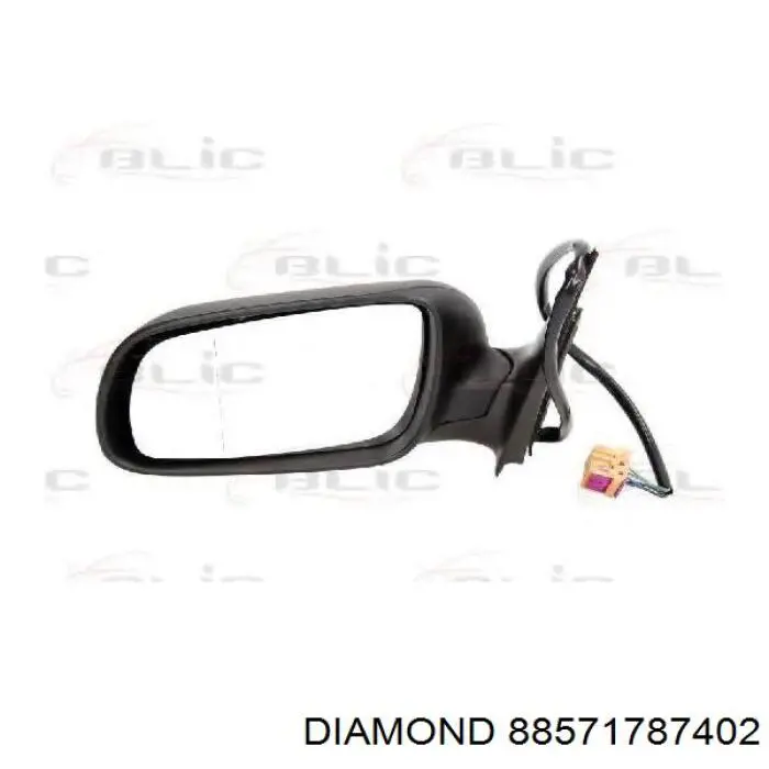Левое боковое зеркало 88571787402 Diamond/DPA