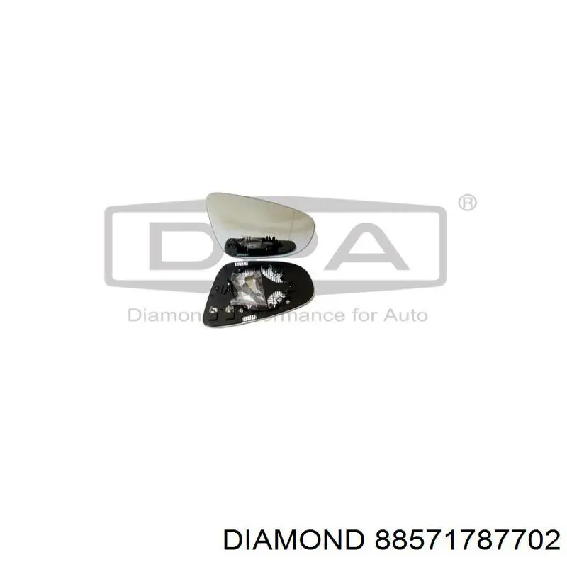 Купить 88571787702 Diamond/DPA Стекло правого зеркала заднего вида