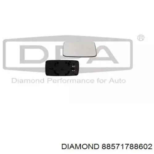 88571788602 Diamond/DPA зеркальный элемент зеркала заднего вида правого