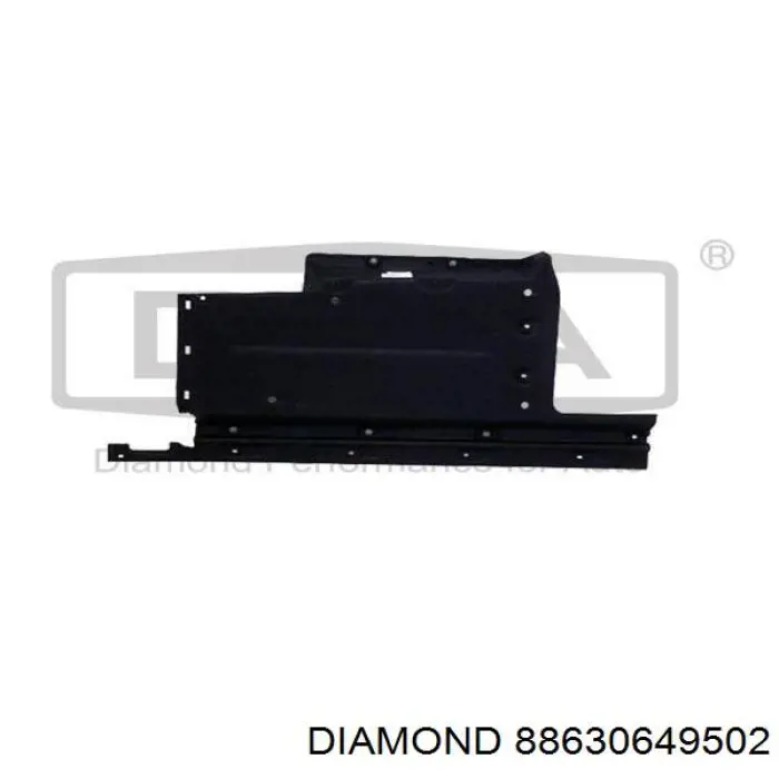 8F0863821C Diamond/DPA защита бампера переднего