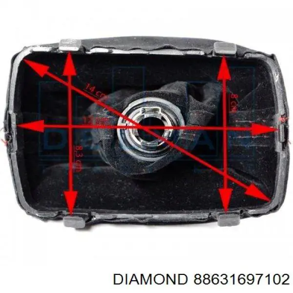 Чехол на рычаг переключения Diamond/DPA 88631697102 цена, от 9.69 USD