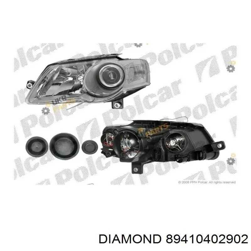 Фара левая Diamond/DPA 89410402902 цена, от 113.61 USD