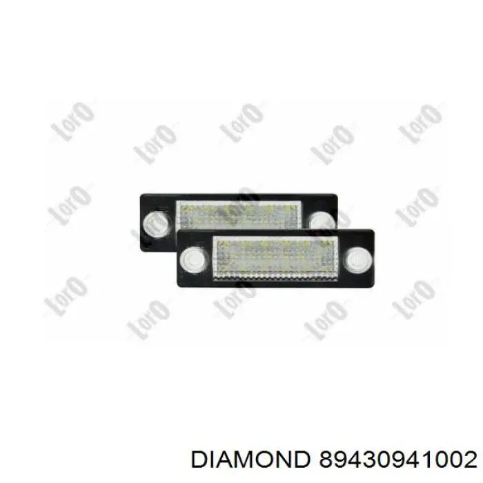 Фонарь подсветки номерного знака 89430941002 Diamond/DPA