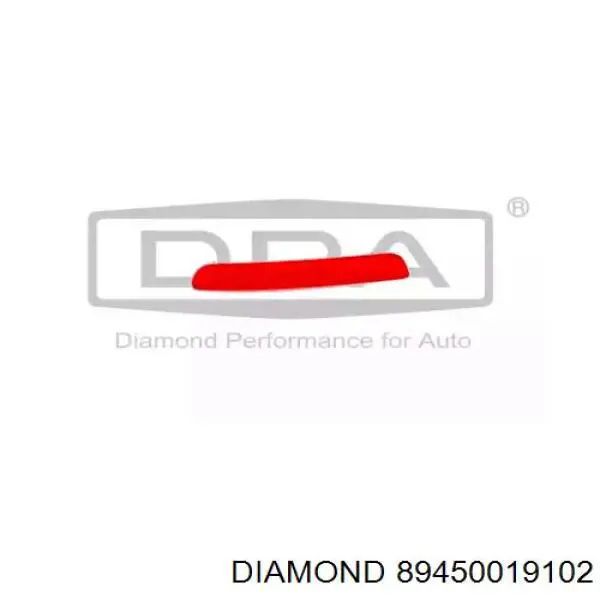 Правый катафот заднего бампера 89450019102 Diamond/DPA