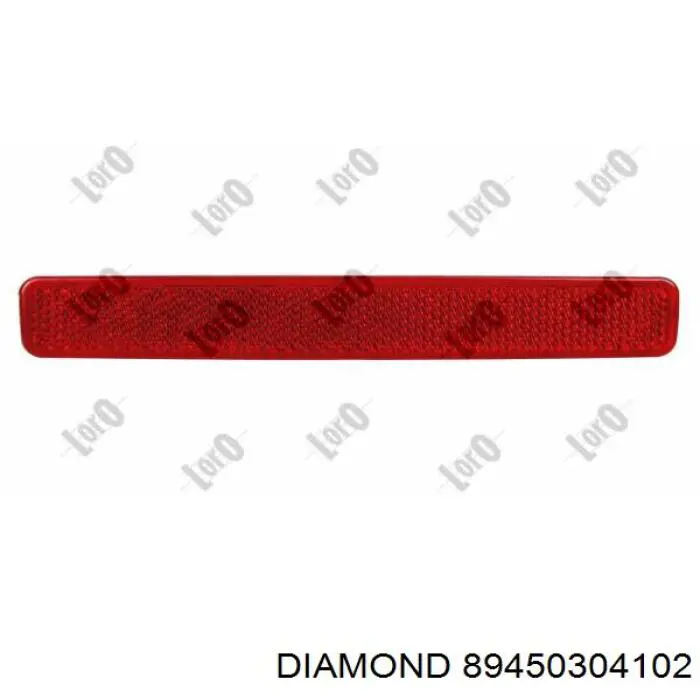 Левый отражатель заднего бампера Diamond/DPA 89450304102 цена, от 4.80 USD