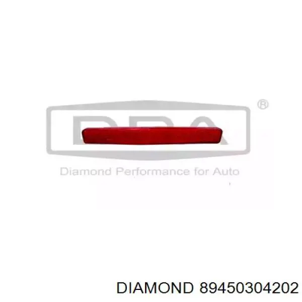 Правый катафот заднего бампера 89450304202 Diamond/DPA