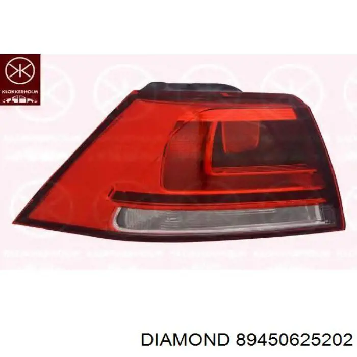 Купить 89450625202 Diamond/DPA Задняя правая фара