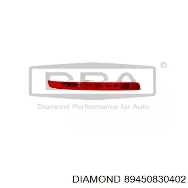 89450830402 Diamond/DPA lanterna do pára-choque traseiro esquerdo