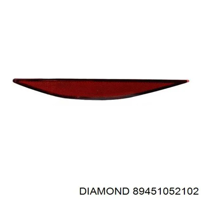 Отражатель бампера заднего правый Diamond/DPA 89451052102 цена, от 7.87 USD