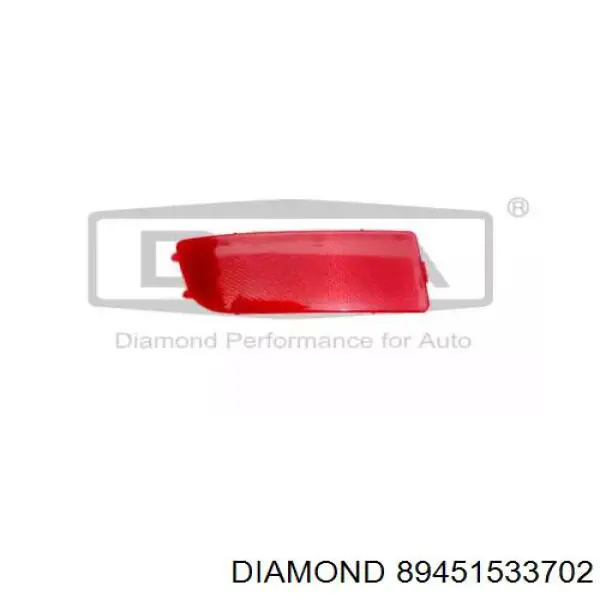89451533702 Diamond/DPA retrorrefletor (refletor do pára-choque traseiro direito)