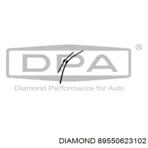 89550623102 Diamond/DPA щетка-дворник лобового стекла водительская