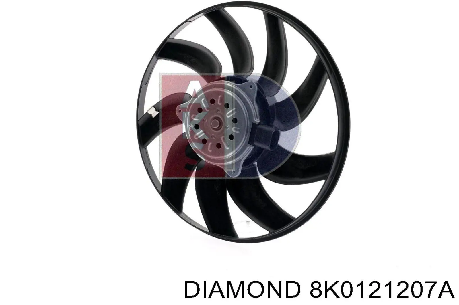 Диффузор радиатора 8K0121207A Diamond/DPA