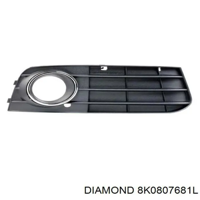 Заглушка ПТФ бампера переднего левая Diamond/DPA 8K0807681L цена, от 34.44 USD