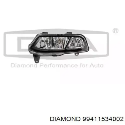 Фара противотуманная левая DIAMOND 99411534002