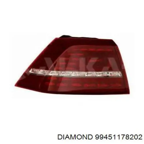 Купить 99451178202 Diamond/DPA Фонарь задний правый, внешний