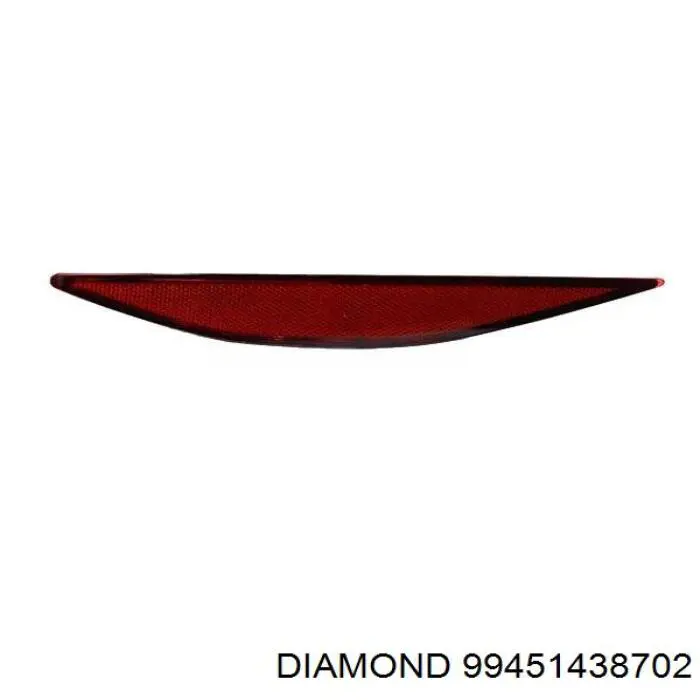 99451438702 Diamond/DPA Правый катафот бампера