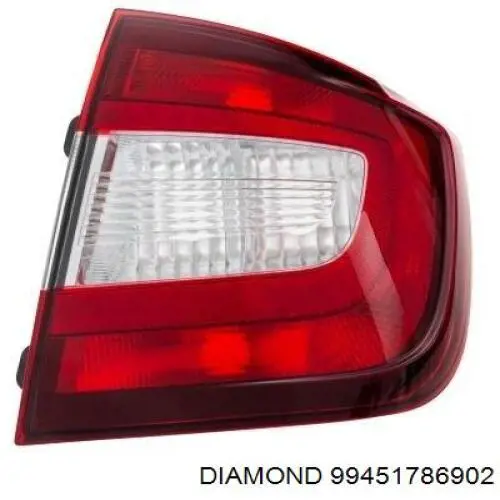 Фонарь заднего бампера левый Diamond/DPA 99451786902 цена, от 46.28 USD