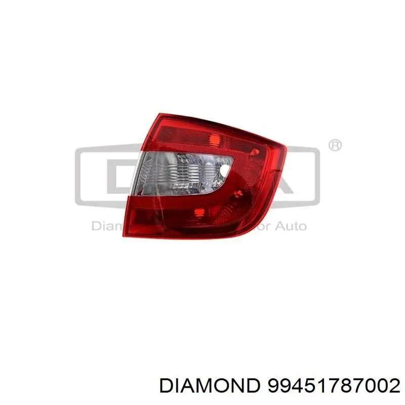 Фонарь заднего бампера правый 99451787002 Diamond/DPA