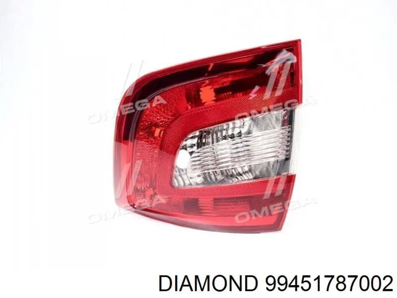 Купить 99451787002 Diamond/DPA Фонарь заднего бампера правый