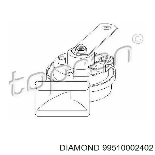 Сигнал звуковий (клаксон) 99510002402 Diamond/DPA