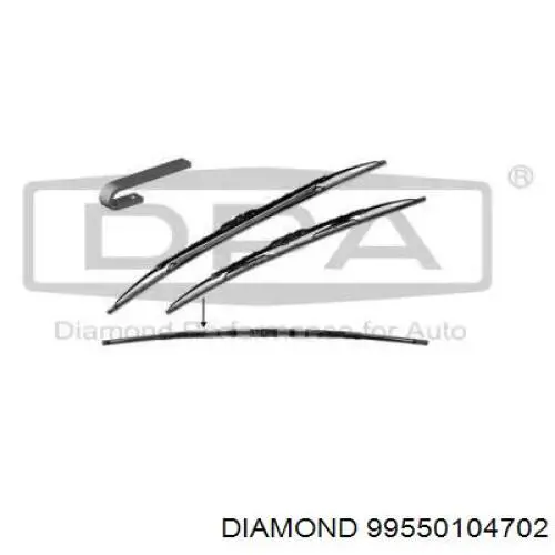 99550104702 Diamond/DPA щетка-дворник заднего стекла