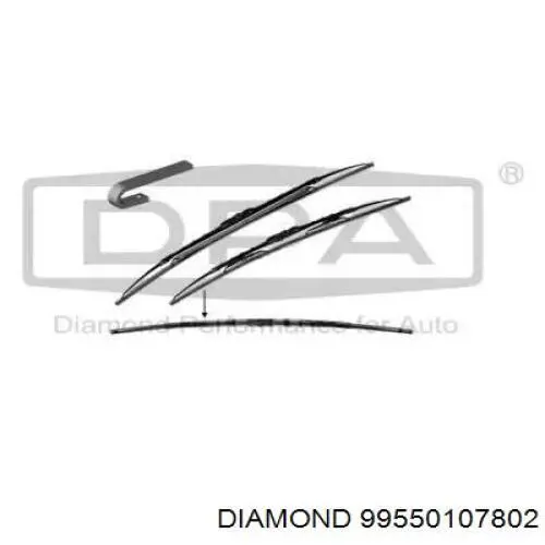 99550107802 Diamond/DPA щетка-дворник лобового стекла пассажирская