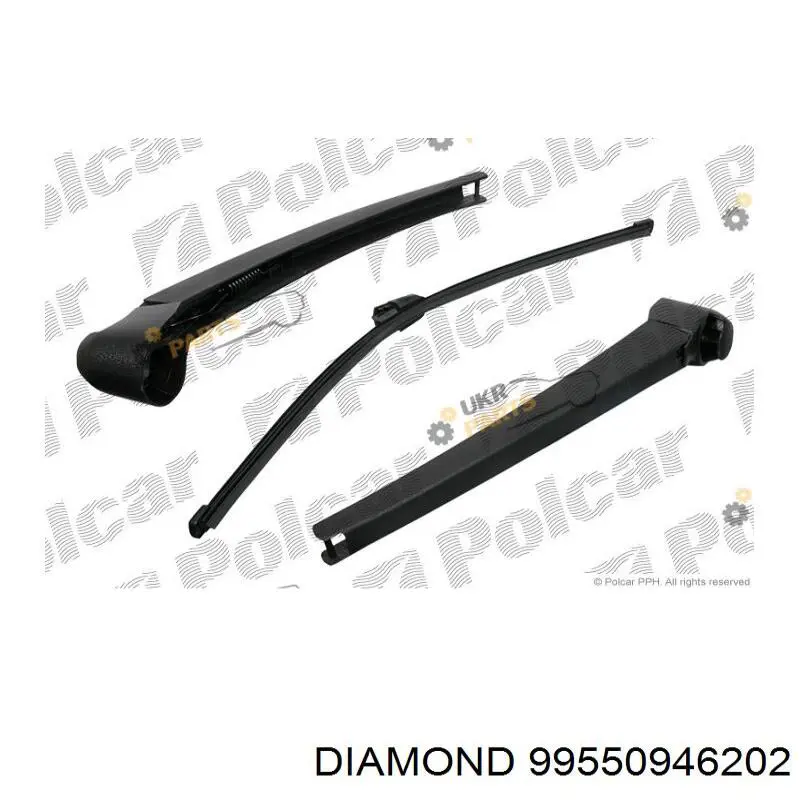 Рычаг-поводок стеклоочистителя заднего стекла Diamond/DPA 99550946202 цена, от 14.33 USD