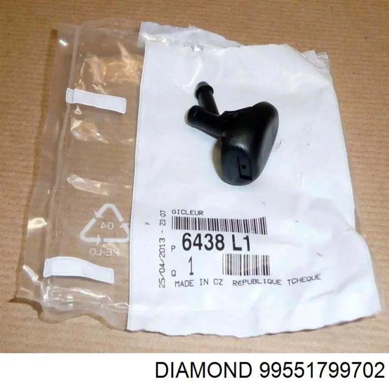 Купить 99551799702 Diamond/DPA Накладка форсунки омывателя фары передней
