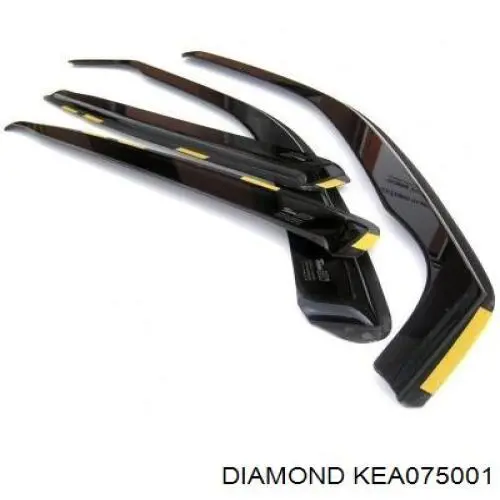 KEA075001 Diamond/DPA Комплект передних брызговиков