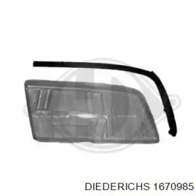 A2028260190 Mercedes vidro da luz esquerda