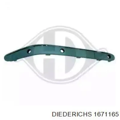 Купить A20388563219189 Mercedes Молдинг бампера переднего левый