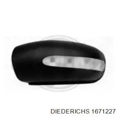 Корпус левого зеркала заднего вида на Mercedes C (W203)