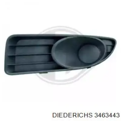 3463443 Diederichs заглушка (решетка противотуманных фар бампера переднего левая)
