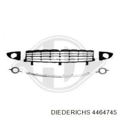 Решетка бампера переднего центральная 4464745 Diederichs