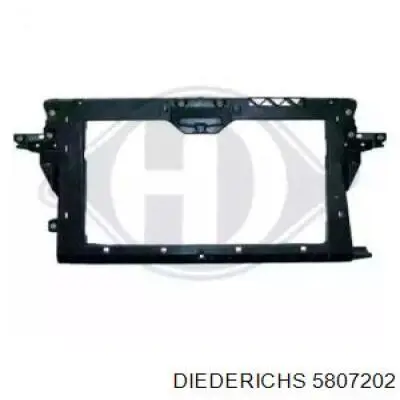 5807202 Diederichs суппорт радиатора в сборе (монтажная панель крепления фар)