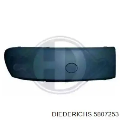 MN105775XA Mitsubishi Молдинг бампера переднего левый