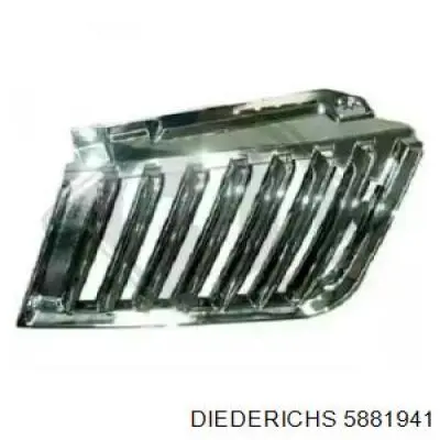 7450A187 Mitsubishi Решетка радиатора левая