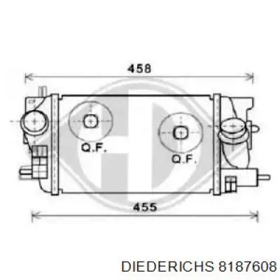 Радиатор охлаждения Опель Рекорд E
