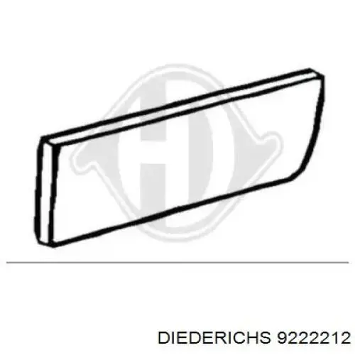 Дверь передняя правая 9222212 Diederichs