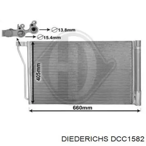 DCC1582 Diederichs radiador de aparelho de ar condicionado